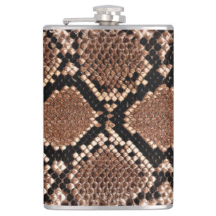 Western Diamondback Rattlesnake Skin Fickplunta