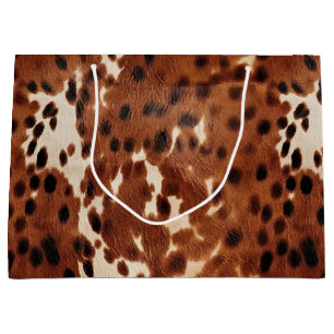 Western Farm Brown Cream Cowhide