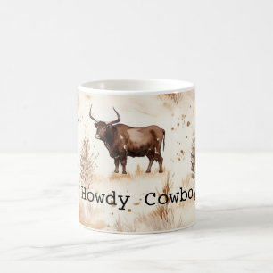 Western Farm Djur Highland Ko Kaffemugg