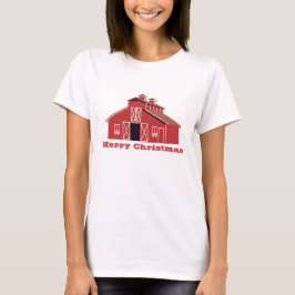 Western Farm Ranch Red Barn-jul T Shirt