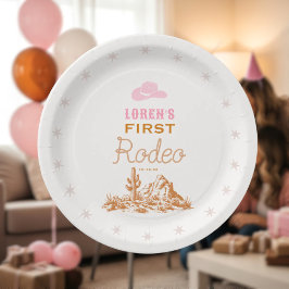 Western First Rodeo Cowgirl 1st Birthday
