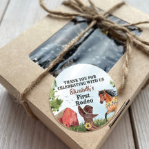 Western First Rodeo Horse Barn 1st Birthday Party