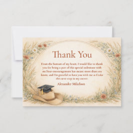 Western Floral Graduation Party Tack Kort