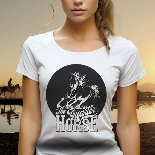 Western för amerikansk kvartershäst t shirt