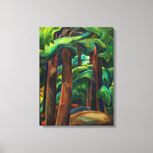 Western Forest, 1931 från Emily Carr Canvastryck
