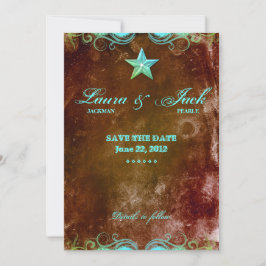 Western Förlovning Blåstjärna Spara Datumet