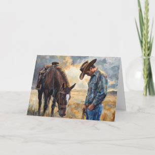 Western fredliga Prairie Sympathy Sentiment Kort