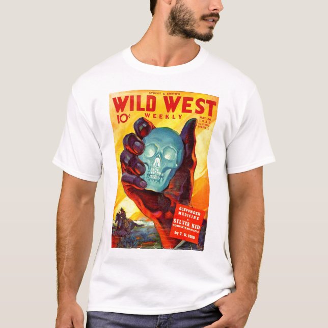 Western gåtatidskrift 1939 för Crystal skalle T Shirt (Framsida)