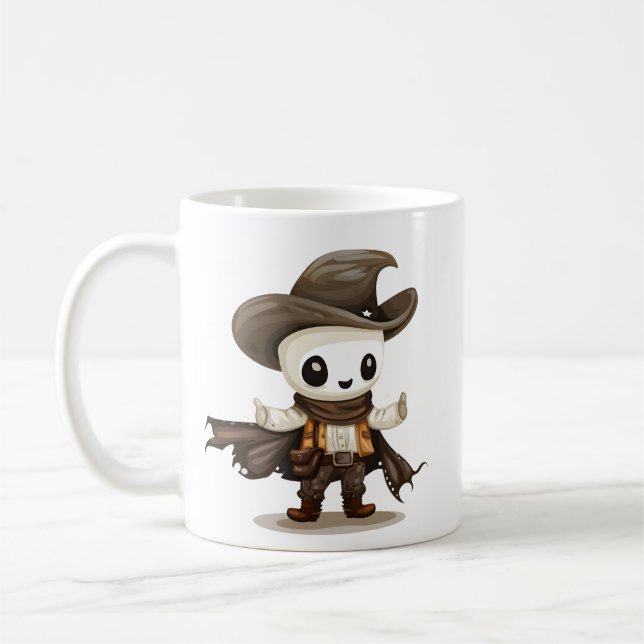 Western Ghost Rider-design Kaffemugg (Vänster)