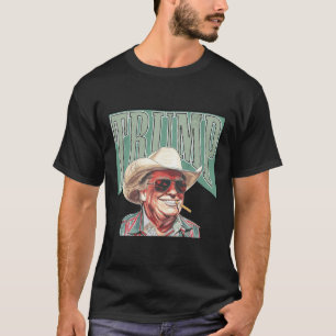 Western Gör Amerika till Underbar Trump-pappa T Shirt