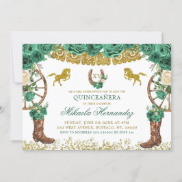 Western Green Hunter Charra Mis Quince Landskap I Inbjudningar