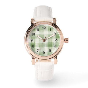 Western Grönt Cream Play Rand Armbandsur