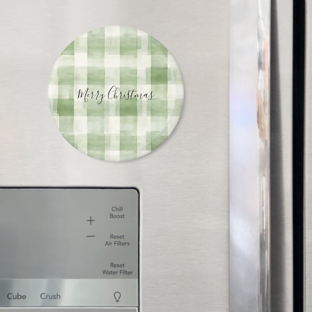 Western Grönt Cream Play Rand jul Magnet (In Situ (Fridge))