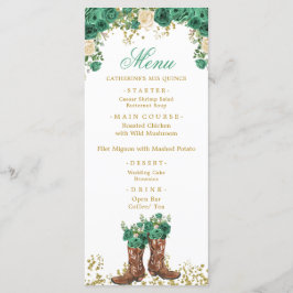 Western Grönt Hunter Charra Mis Quince Menu Meny