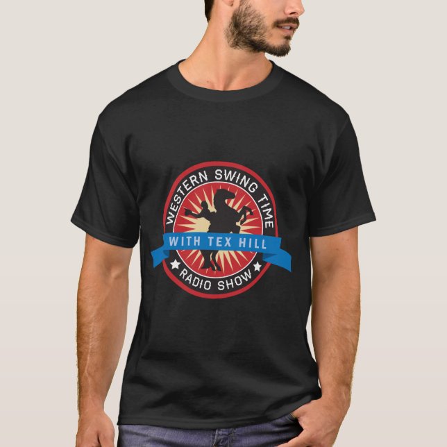 Western gungaTime radioprogram T-shirt (Framsida)