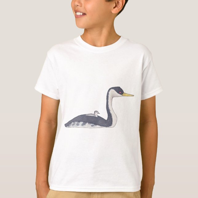 Western gurkfärgsfågelart t shirt (Framsida)