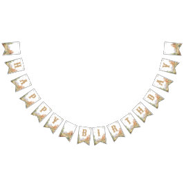 Western Happy Birthday Banner Vimplar