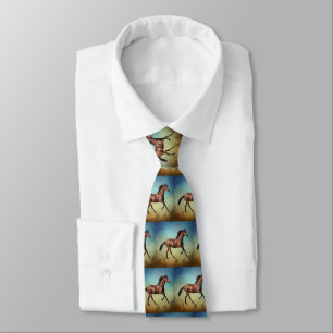 Western häst, utskriftsnecktie slips