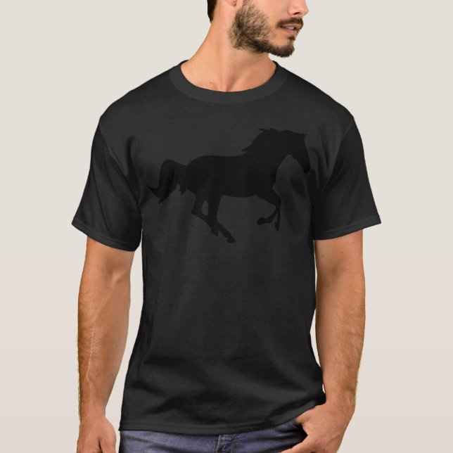 Western hästpony t shirt (Framsida)