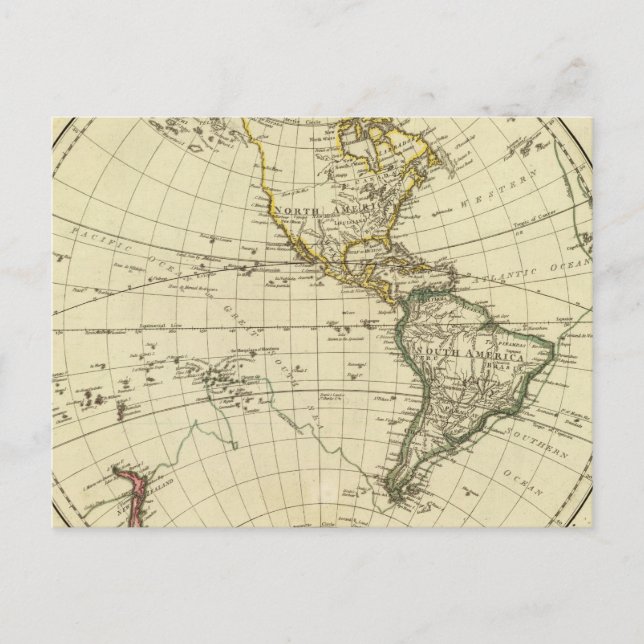 Western Hemisphere 11 Vykort (Framsida)