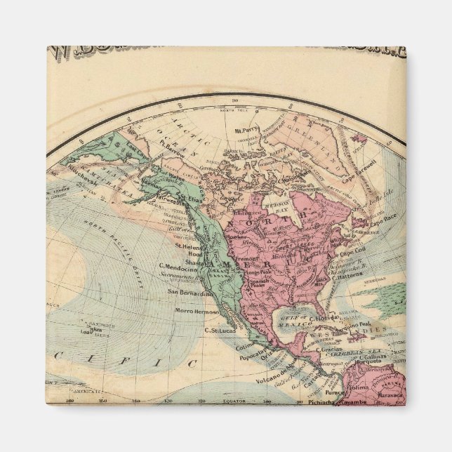 Western Hemisphere 14 Magnet (Framsidan)
