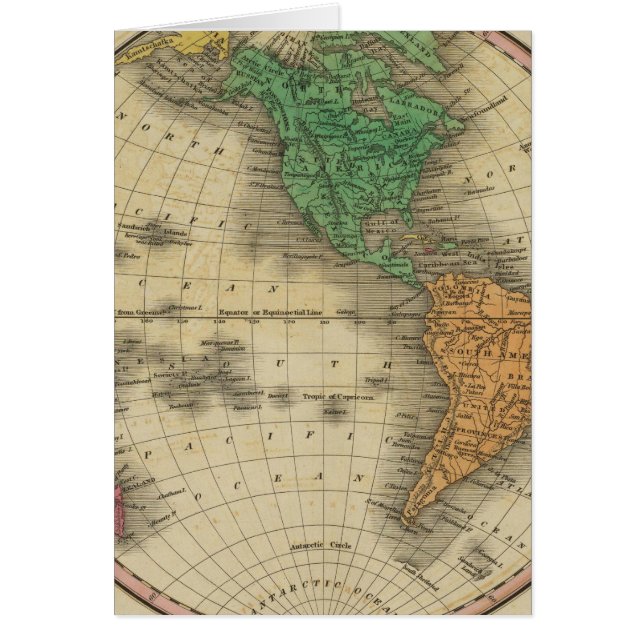 Western Hemisphere 16 Hälsningskort (Framsidan)