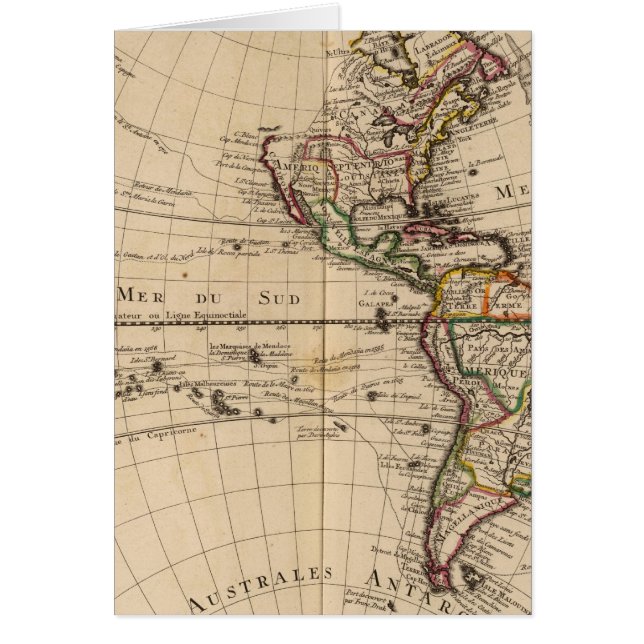 Western Hemisphere 3 Hälsningskort (Framsidan)