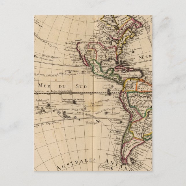 Western Hemisphere 3 Vykort (Framsida)