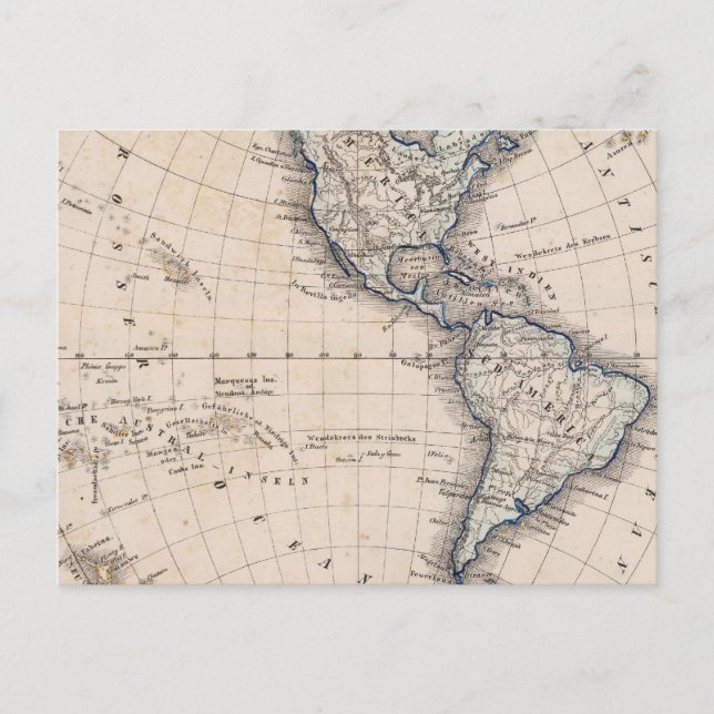 Western Hemisphere 6 Vykort (Framsida)