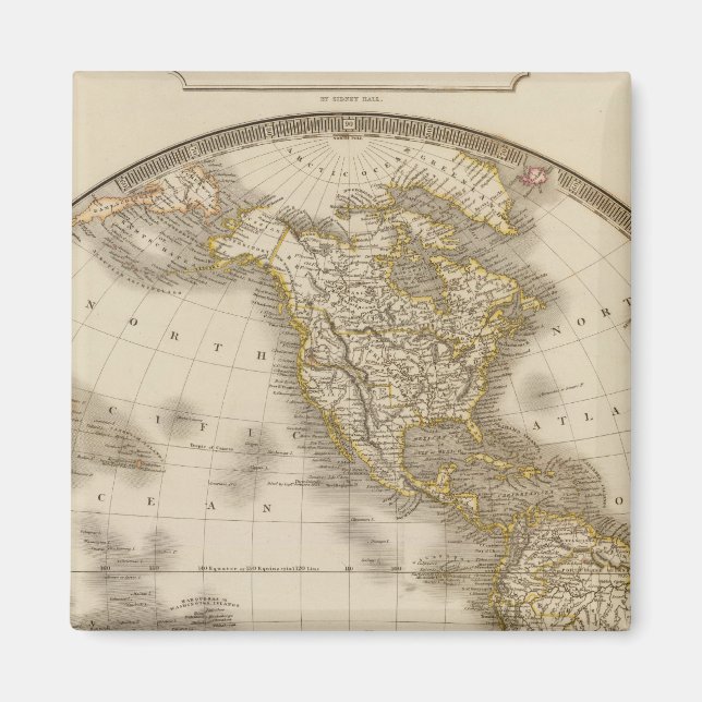Western Hemisphere 7 Magnet (Framsidan)
