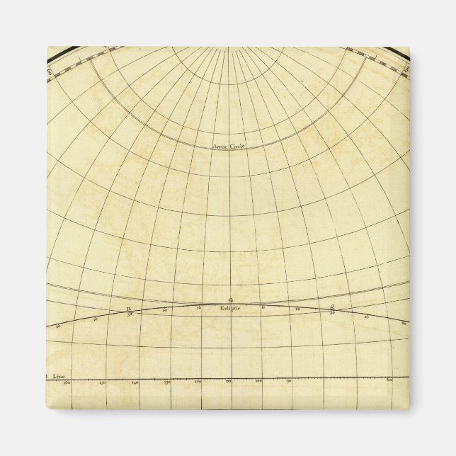 Western hemisphere-kontur magnet (Framsidan)