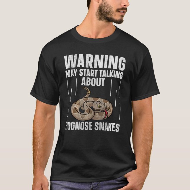 Western Hognos Snake pratar om Hognos Snak T Shirt (Framsida)