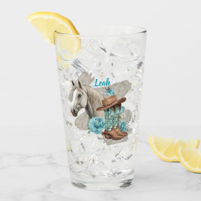 Western Horse  Glaskopp (Framsida Ice)