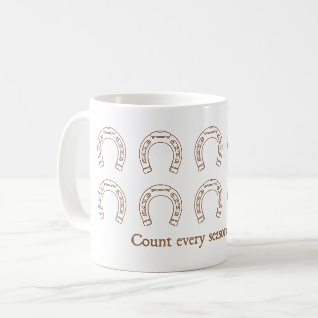 Western Horseshoe Kristet Kaffemugg (Framsida vänster)