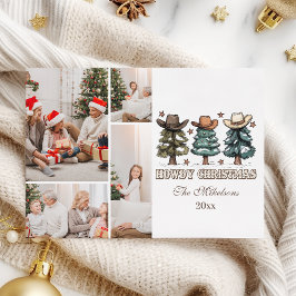  Western Howdy Christmas 4 photo Julkort