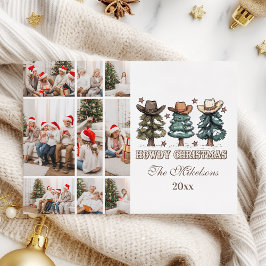  Western Howdy Christmas 9 photo Julkort