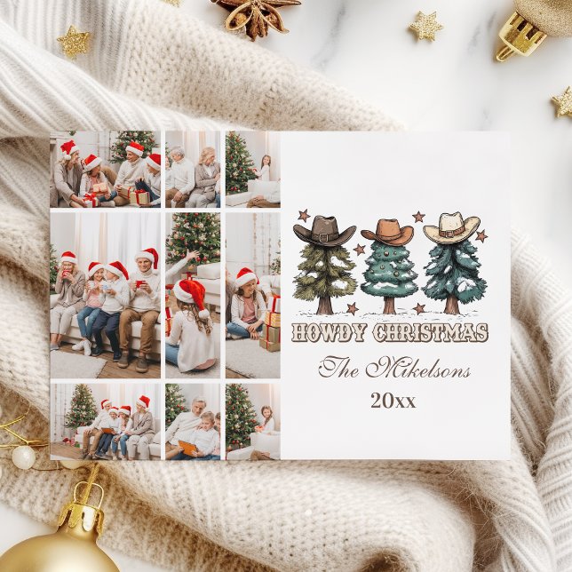 Western Howdy Christmas 9 photo Julkort (Skapare uppladdad)