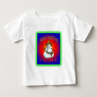 Western Howdy med färgstark Snögubbe-design Tee
