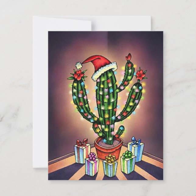 WESTERN INBJUDAN FÖR SAGUAROJULGRANPARTY (Framsida)