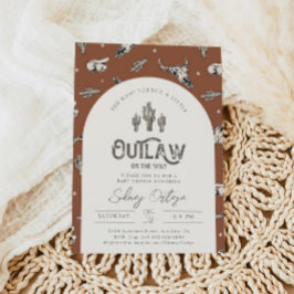 Western inbjudan till babyvisningsprogram