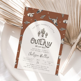 Western inbjudan till babyvisningsprogram