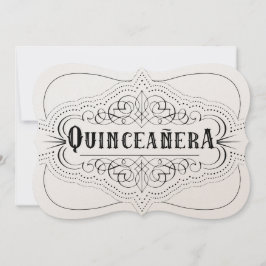 Western inbjudan till Luxury Papper Quinceañera So