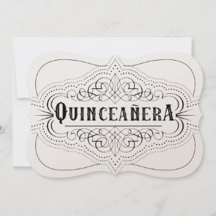 Western inbjudan till Luxury Papper Quinceañera So