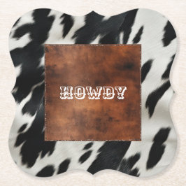 Western jordbrukskowhide underlägg papper