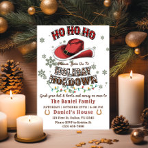 Western jul Hat Hoedown Party