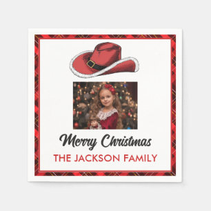 Western jul Hat Party Pappersservett