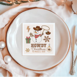 Western jul i Rustic Pappersservett