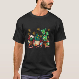 Western julaktus Candycane Leopard Merry C T Shirt