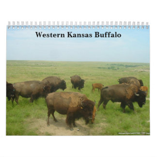 Western Kansas buffel Kalender