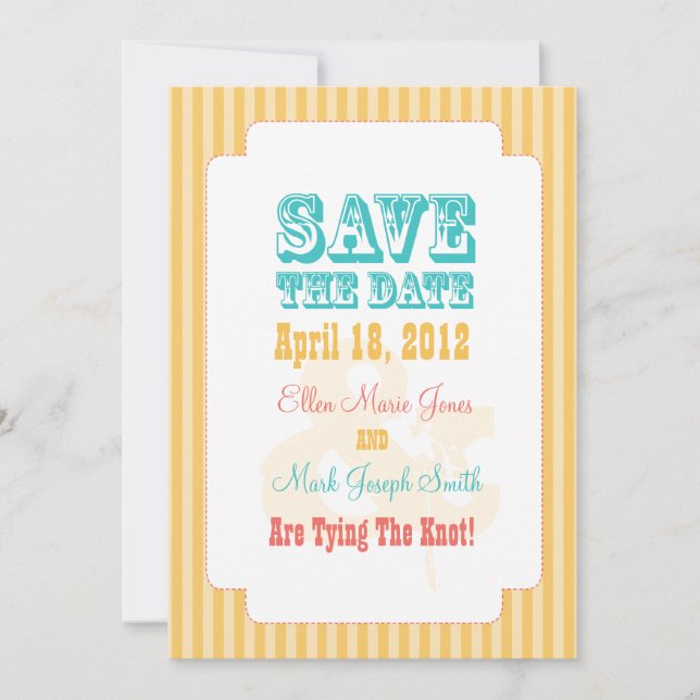 Western karneval - Spara datumGulten Spara Datumet (Framsida)